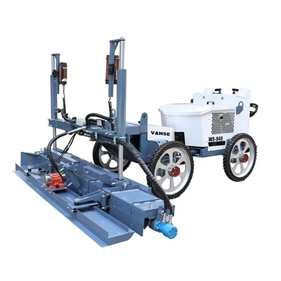 Qhov rooj-rau-qhov rooj pabcuam pob zeb pem teb laser leveling / screed tshuab