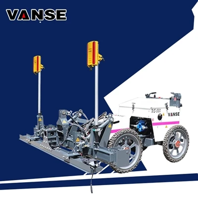 Yuav ua li cas lub pob zeb laser screed tshuab ua tau zoo pob zeb vibration t...