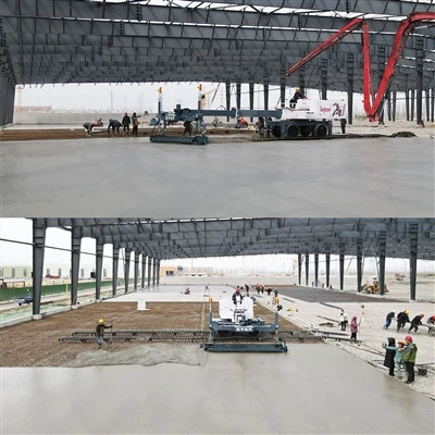 Kev nyab xeeb npaum li cas yog pob zeb laser leveling / screed tshuab?